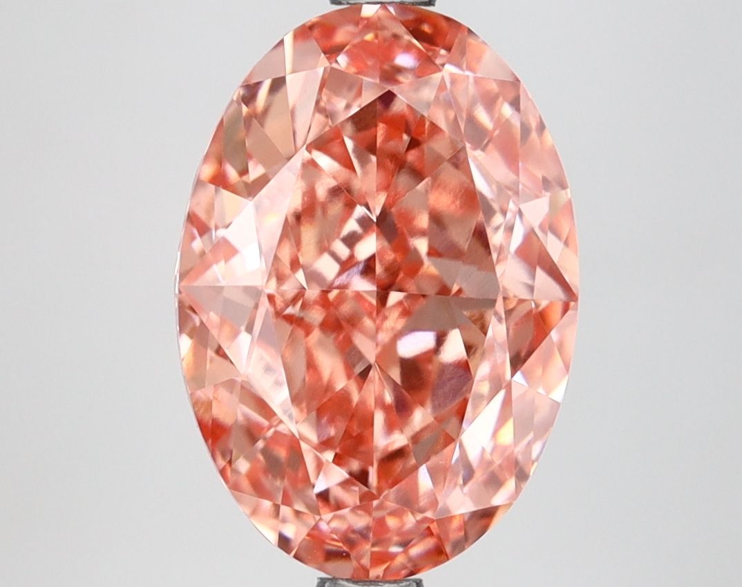 3.98 ct. oval Lab Grown Diamond front image