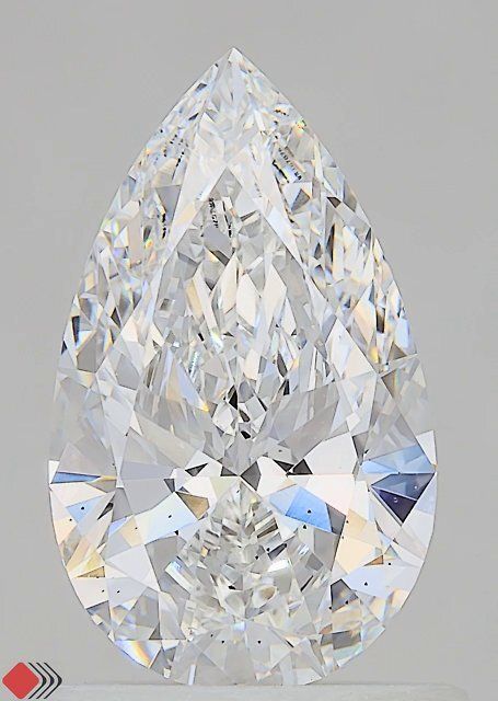1.01 ct lab-grown Pear Diamond
