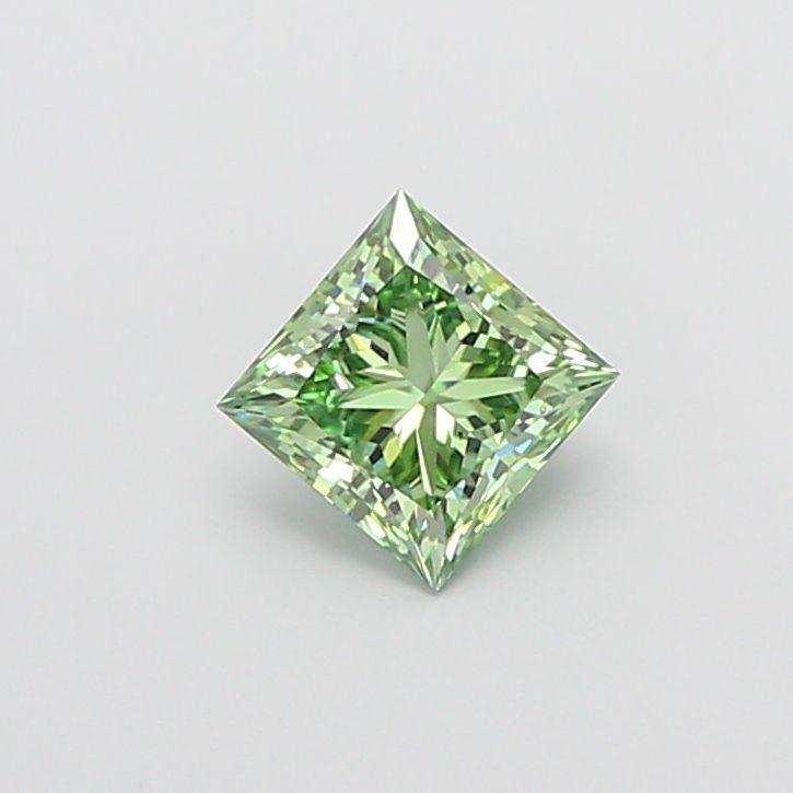 1.02 CT Fancy Vivid Green PRINCESS