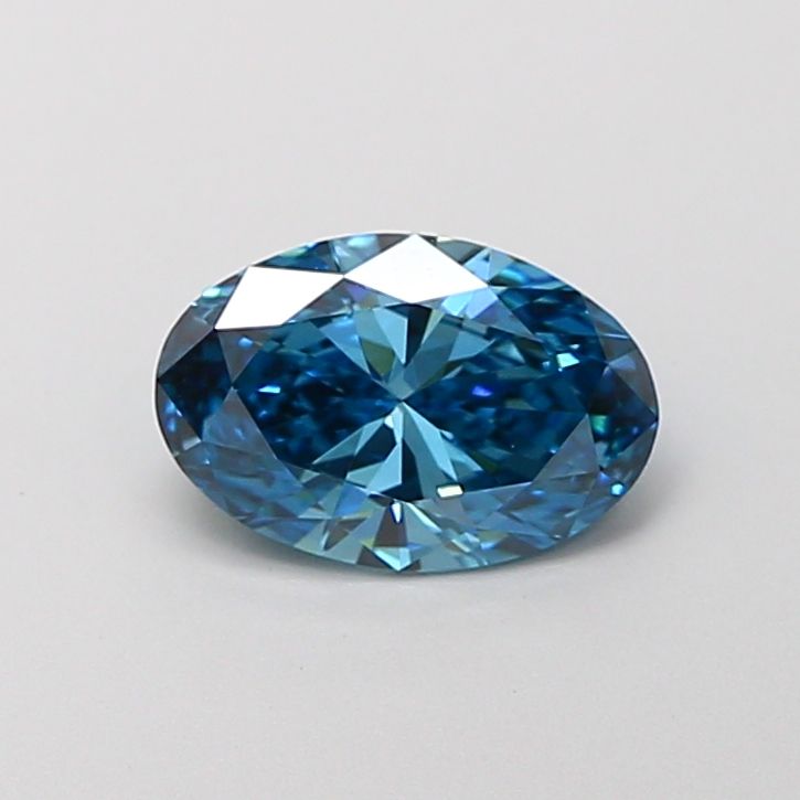 1.13 CT Fancy Vivid Blue OVAL