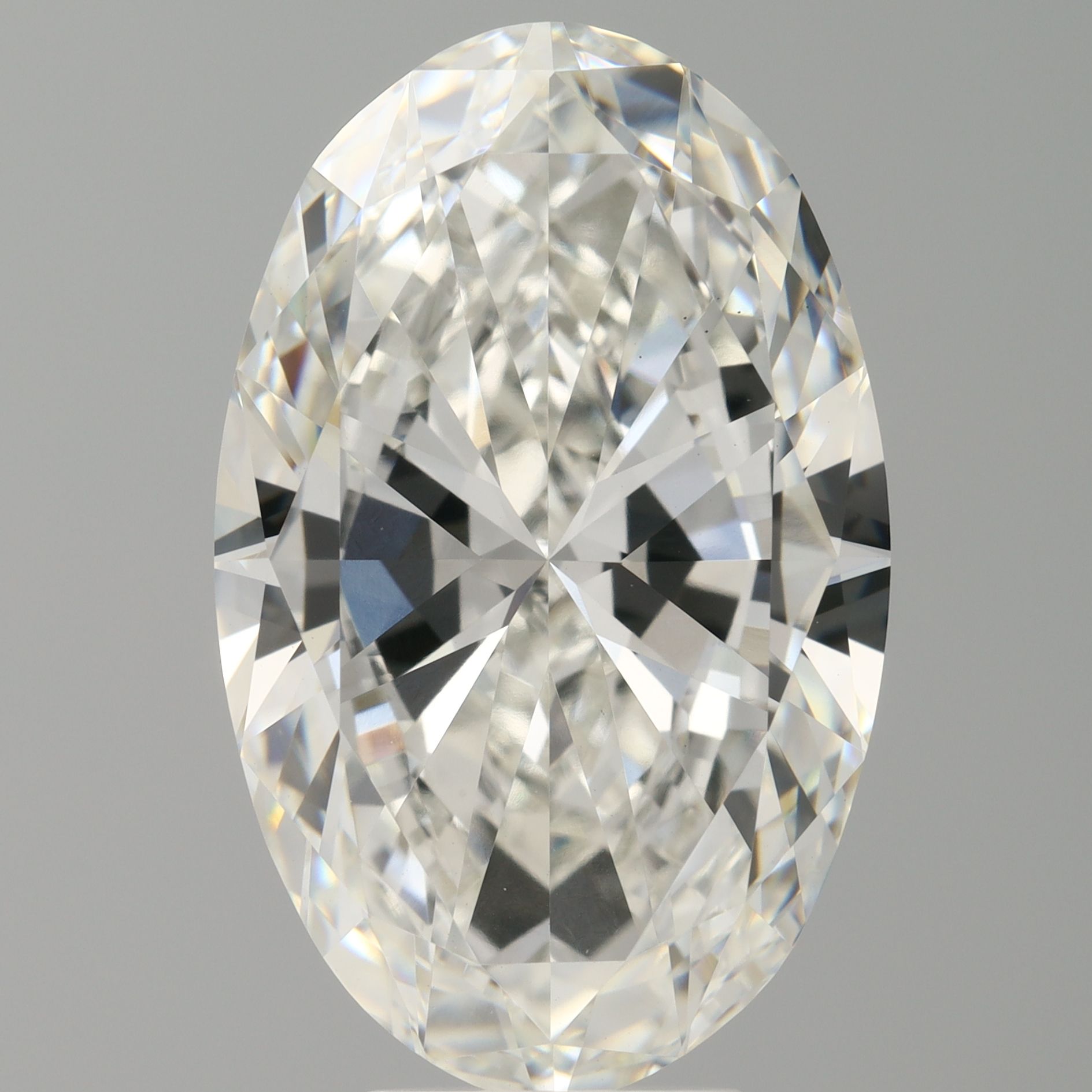 7.04 ct. oval Lab Grown Diamond front image