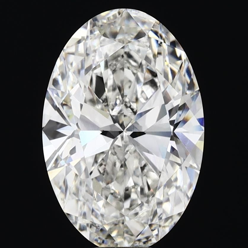 8.03 ct. oval Lab Grown Diamond front image