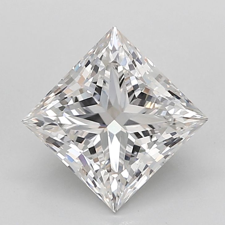3.02 ct. princess Lab Grown Diamond front image