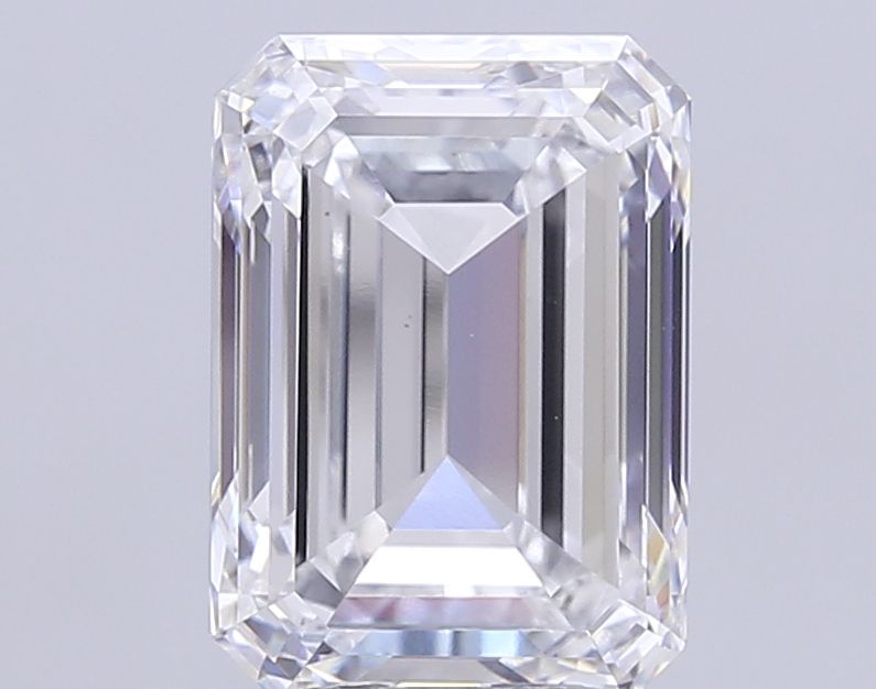 7.01 ct. emerald Lab Grown Diamond front image