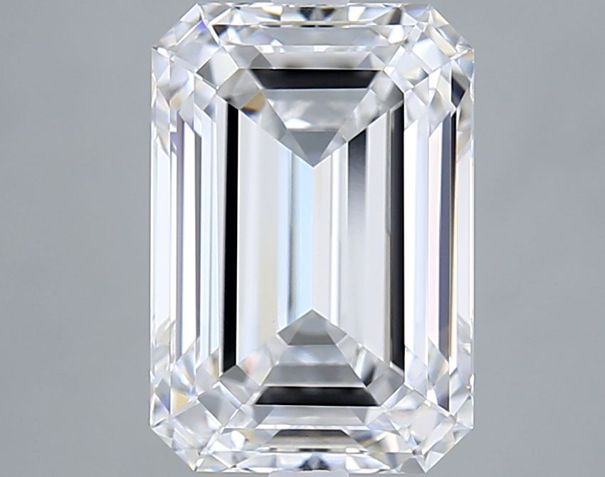 Diamant Émeraude 4.12 ct - Couleur E - Pureté VVS2