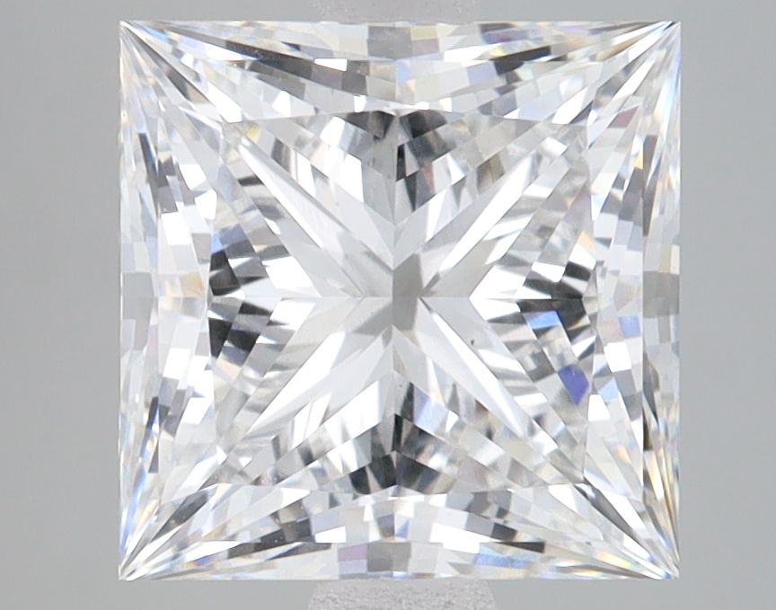 3.88 ct. princess Lab Grown Diamond front image