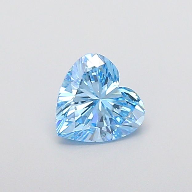 1.51 CT Fancy Vivid Blue HEART