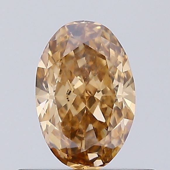 0.46 CT Fancy Brown OVAL