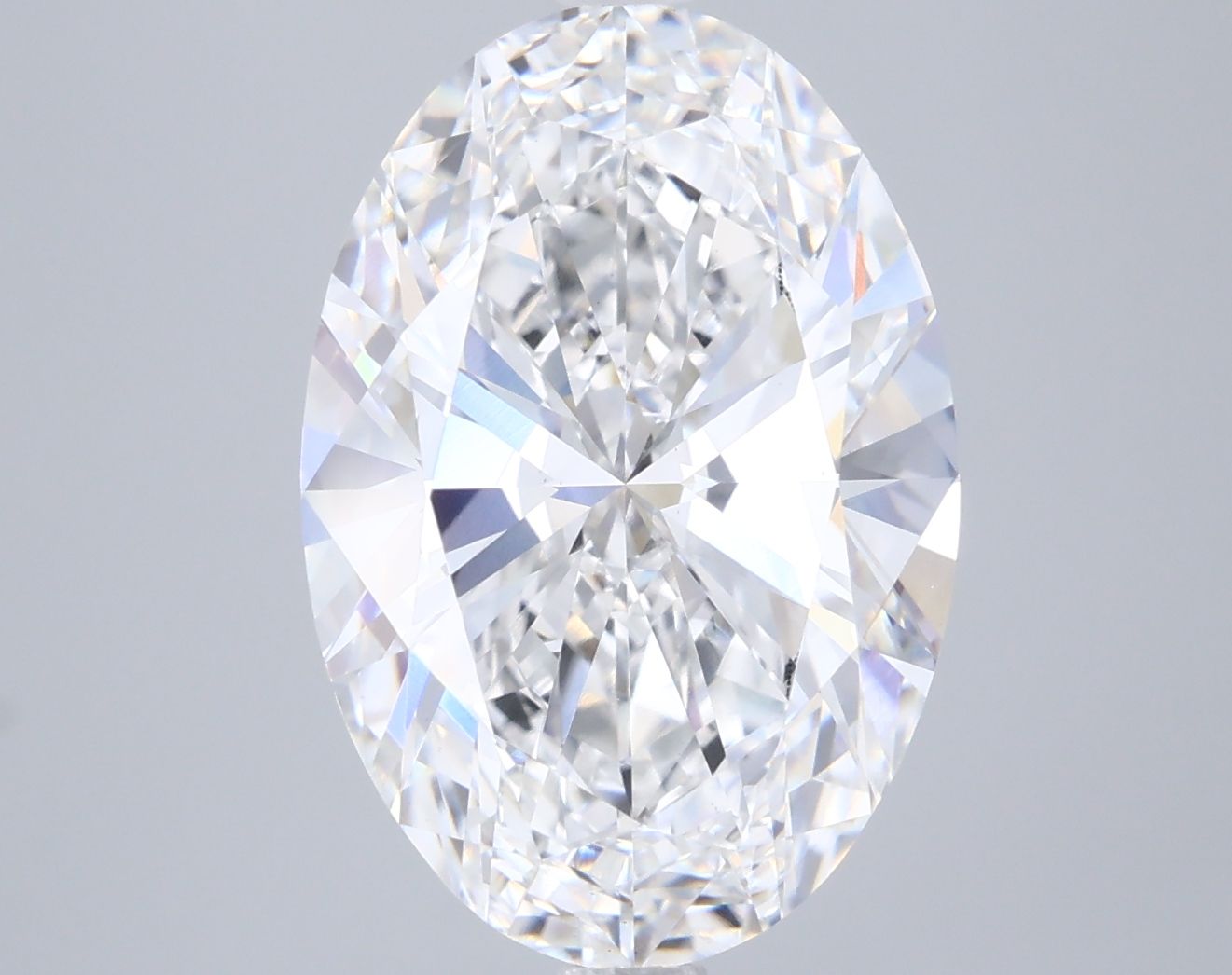 5.01 ct. oval Lab Grown Diamond front image