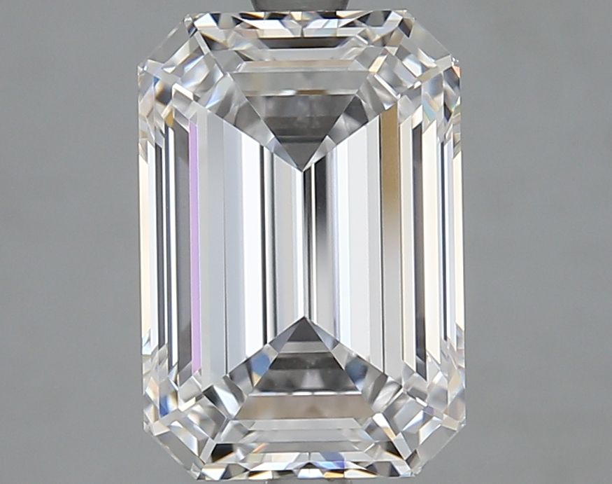 Diamant Émeraude 4.02 ct - Couleur D - Pureté VVS1