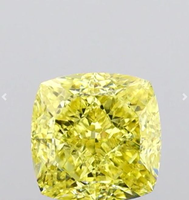 Diament 0.68 ct Fancy Intense Yellow/VS2