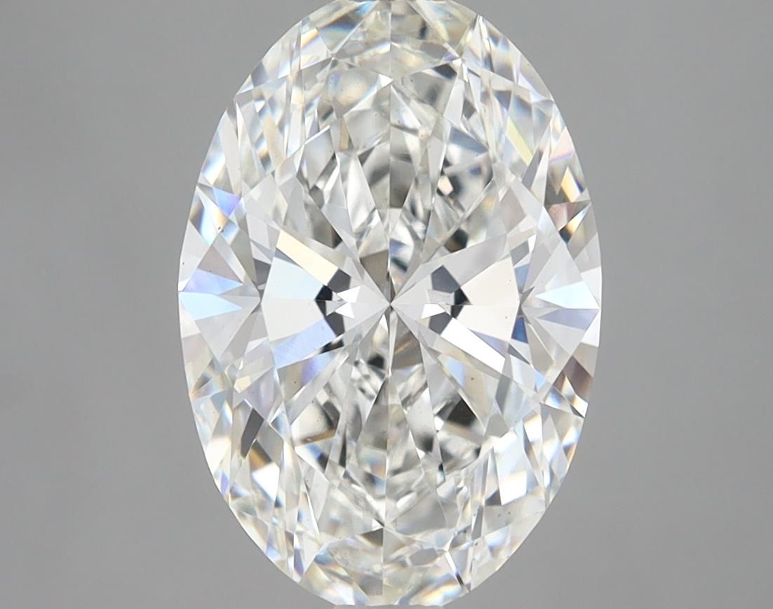3.20 ct. oval Lab Grown Diamond front image