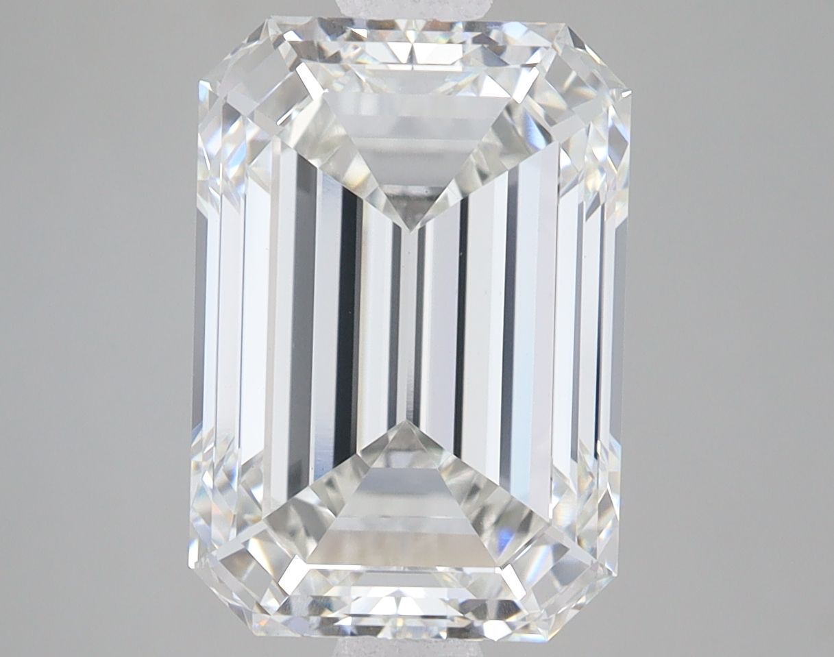 6.22 ct. emerald Lab Grown Diamond front image