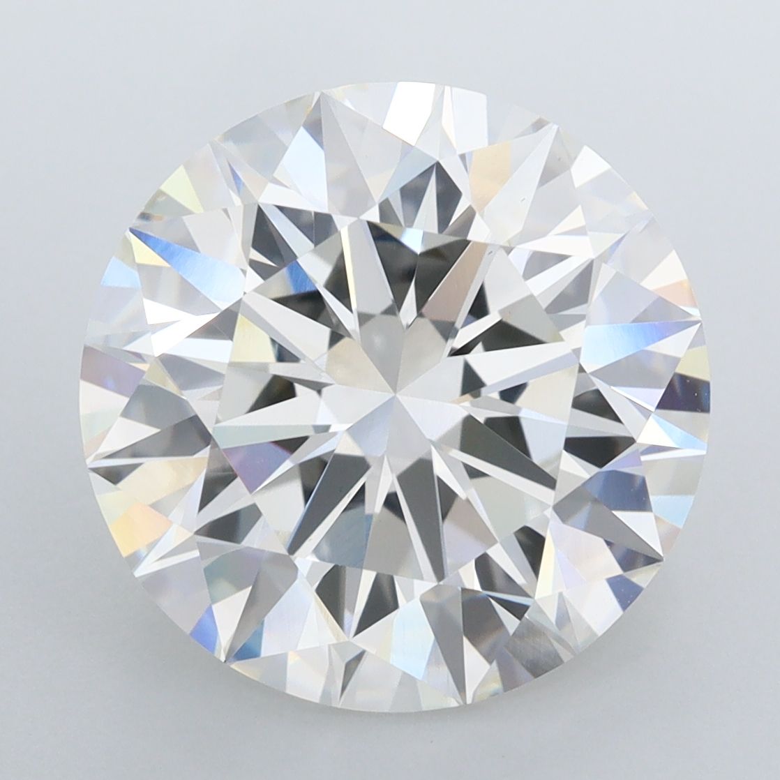 7.02 ct. round Lab Grown Diamond front image