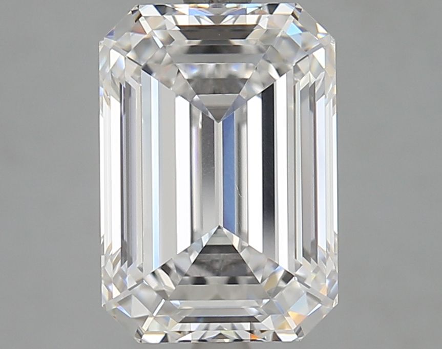 Diamant Émeraude 4.02 ct - Couleur D - Pureté VVS1