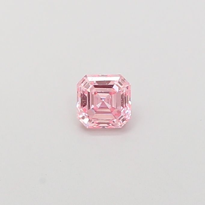 0.3 CT Fancy Intense Pink ASSCHER