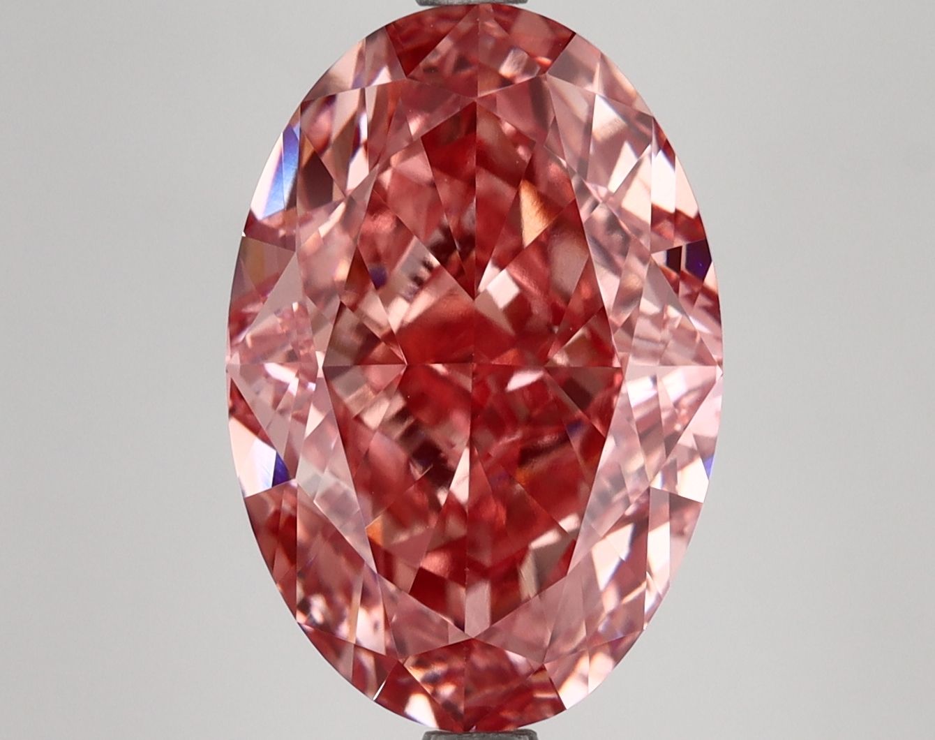 7.14 ct. oval Lab Grown Diamond front image