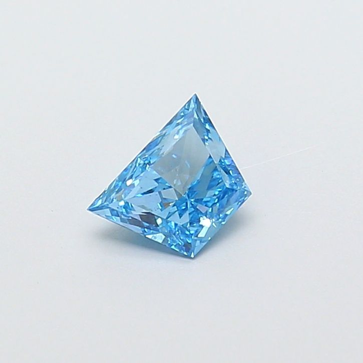 0.58 CT Fancy Vivid Blue TRAPEZOID
