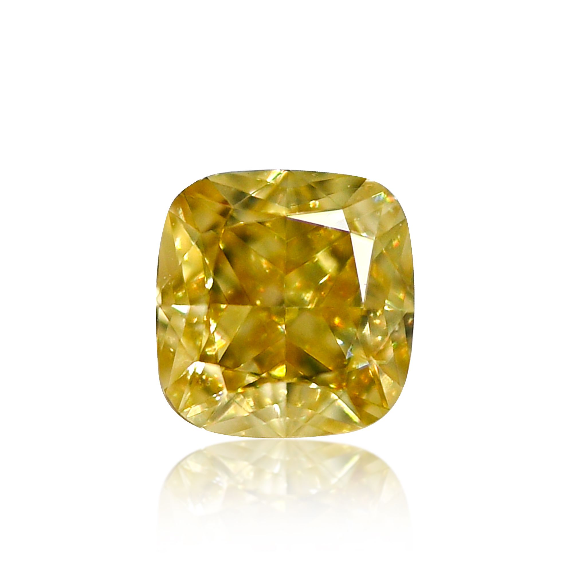 Diament 0.37 ct Fancy Intense Yellow/SI1