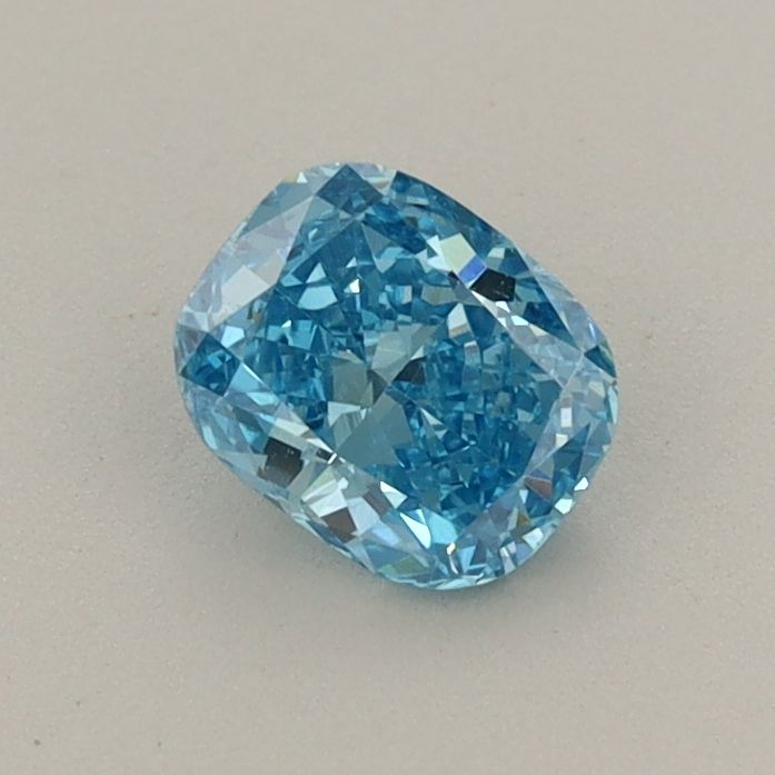 0.5 CT Fancy Vivid Blue CUSHION MODIFIED