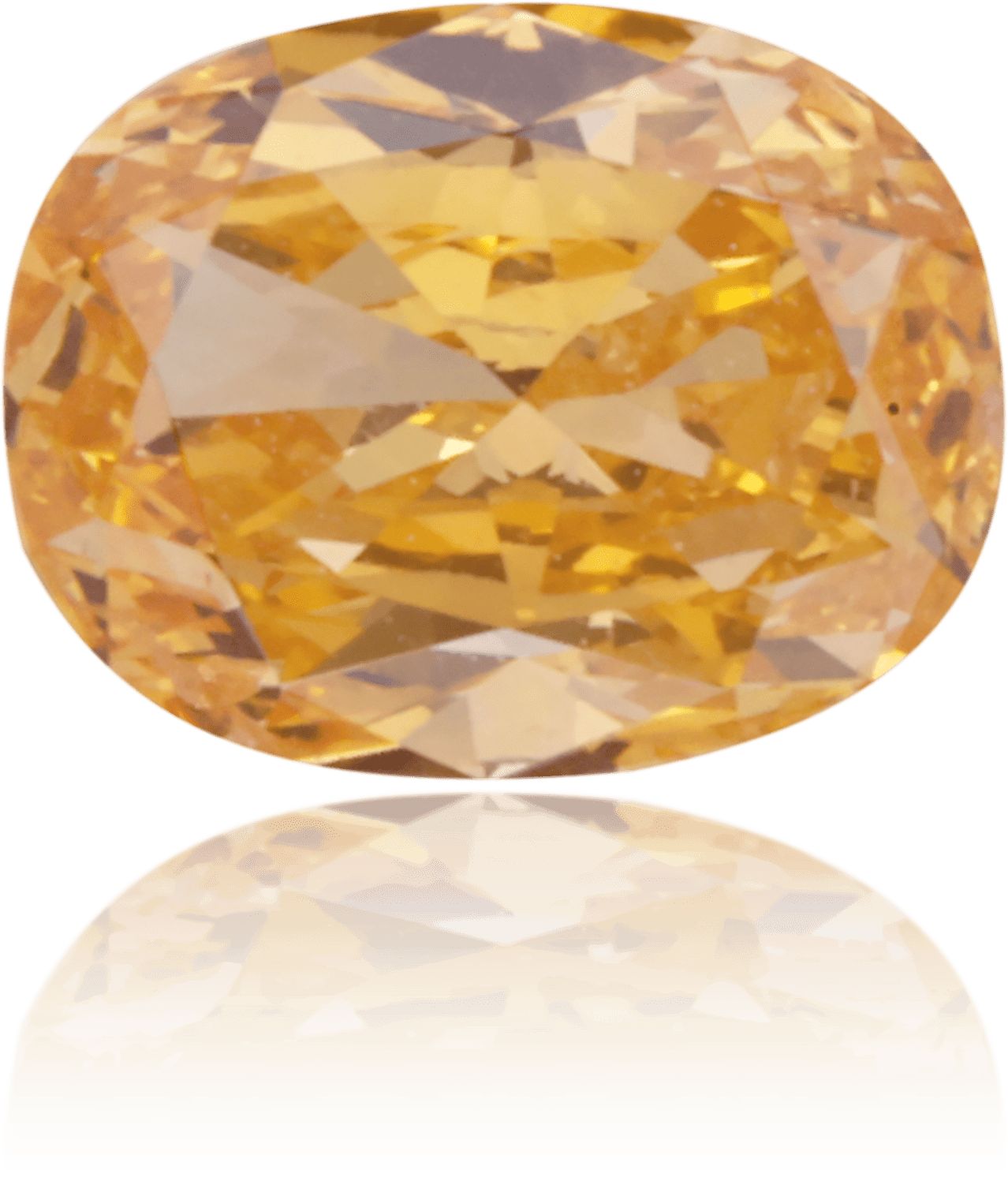 Diament 0.38 ct Fancy Intense Orange/SI2