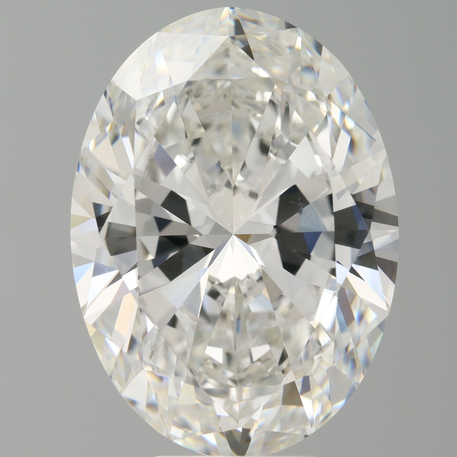 9.02 ct. oval Lab Grown Diamond front image