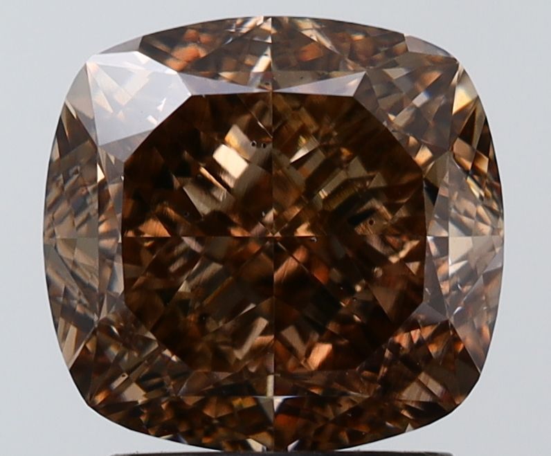 Diament 3.03 ct Orangey Brown/SI1