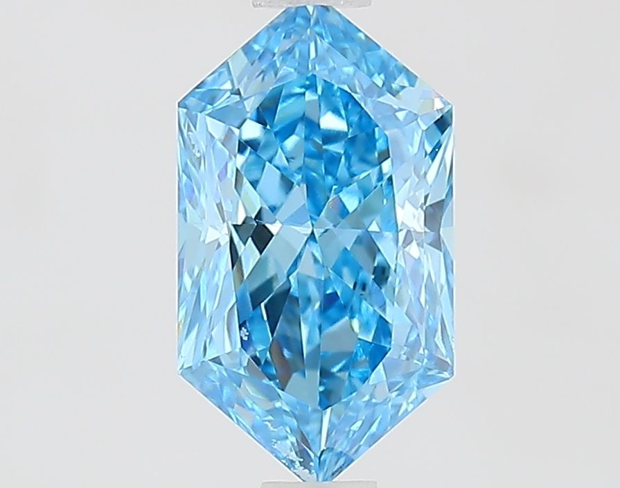 1.0 CT Fancy Vivid Blue HEXAGONAL