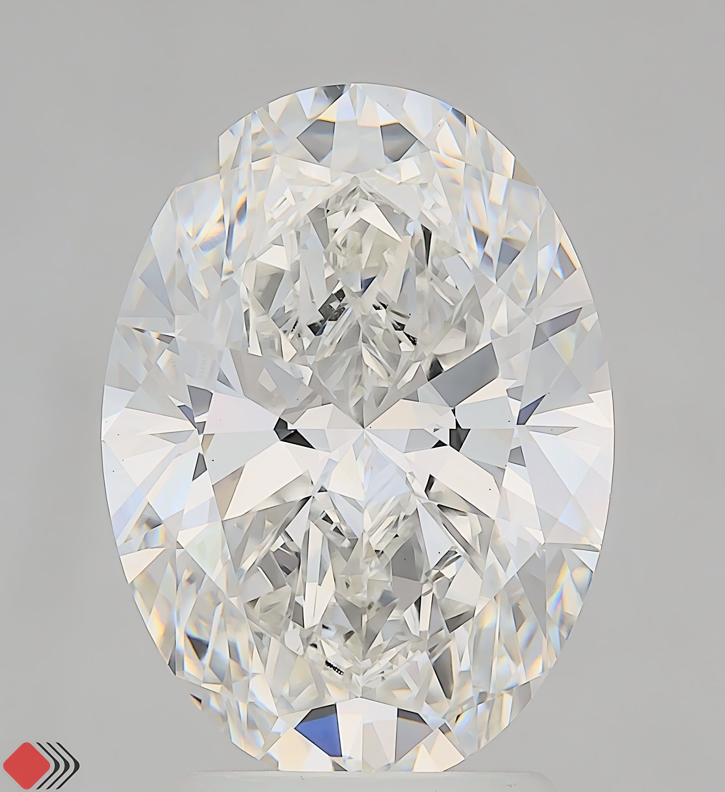 3.06 ct. oval Lab Grown Diamond front image