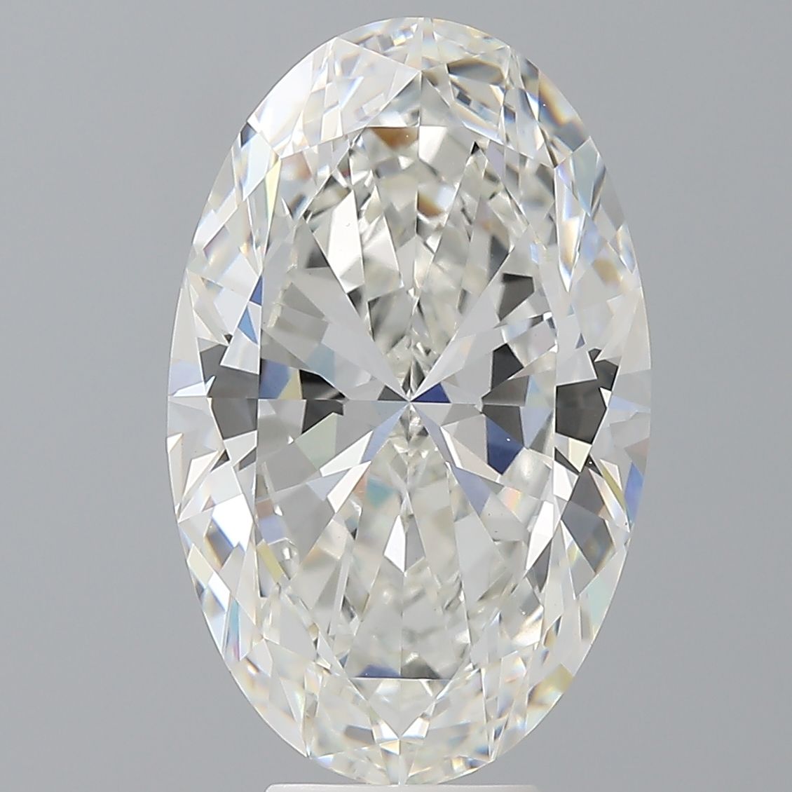 7.10 ct. oval Lab Grown Diamond front image