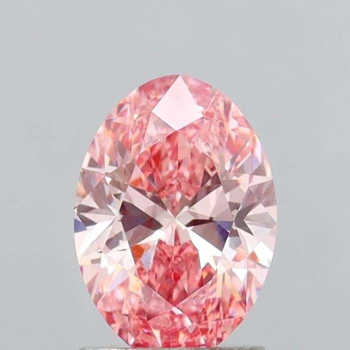 1.47 CT Fancy Intense Pink OVAL