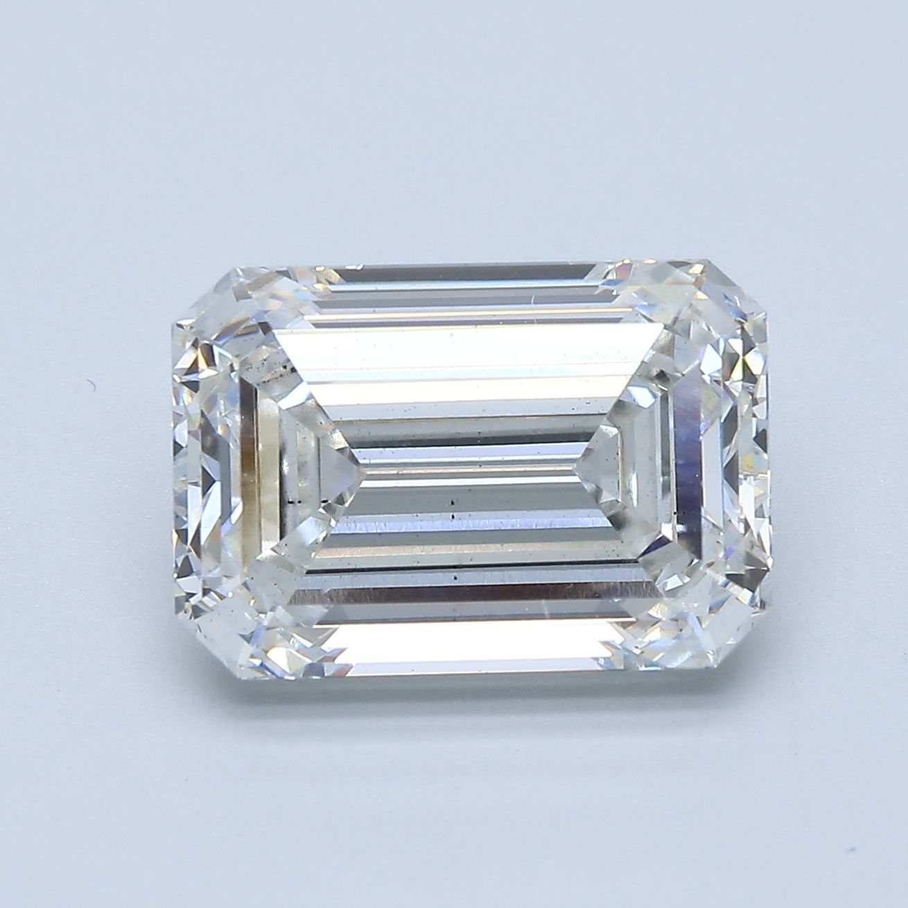 5.38 ct. emerald Lab Grown Diamond front image