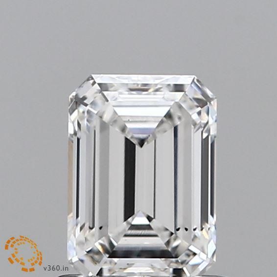 0.97 ct. emerald Lab Grown Diamond front image