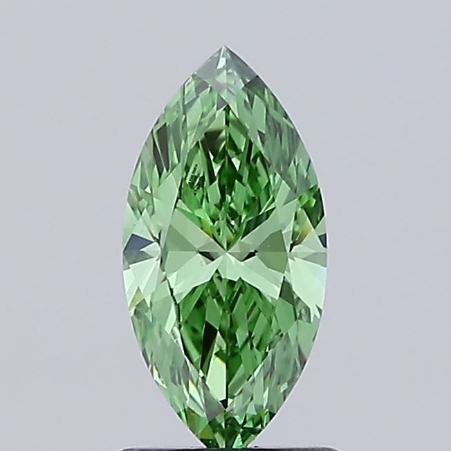 1.0 CT Fancy Vivid Green MARQUISE