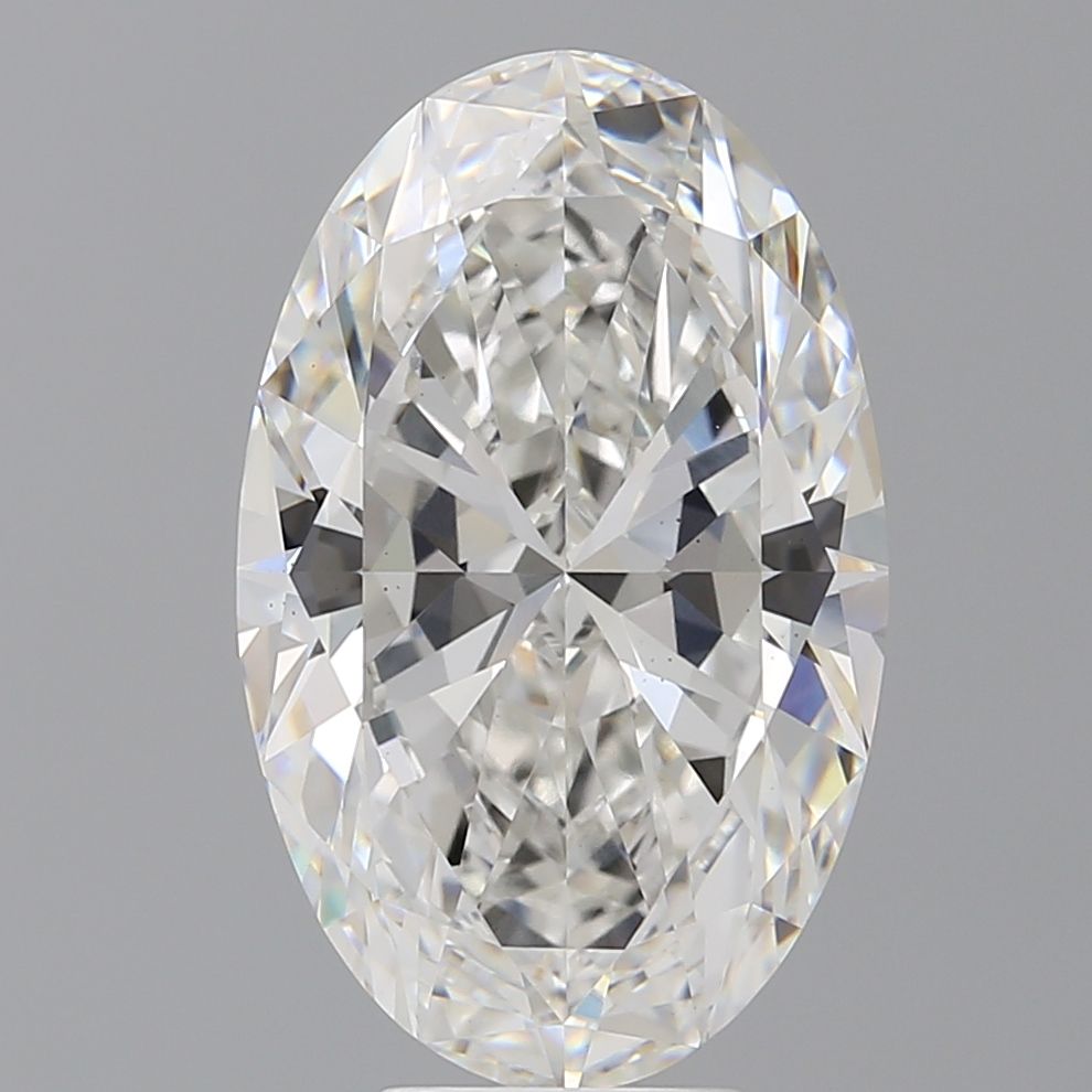7.09 ct. oval Lab Grown Diamond front image