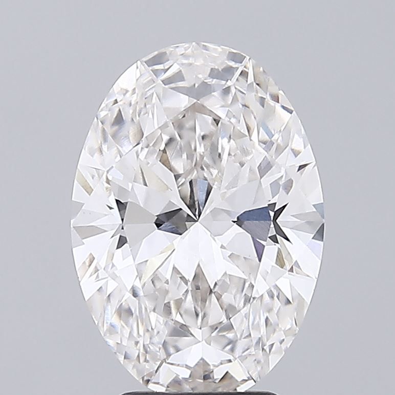 3.85 ct. oval Lab Grown Diamond front image
