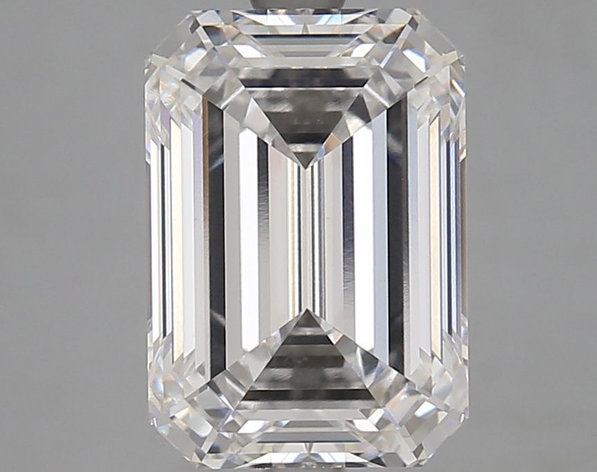 Diamant Émeraude 4.04 ct - Couleur D - Pureté VVS2