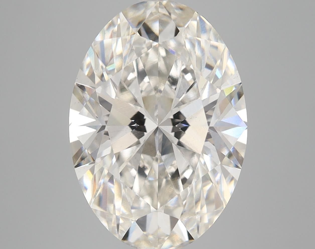 5.33 ct. oval Lab Grown Diamond front image