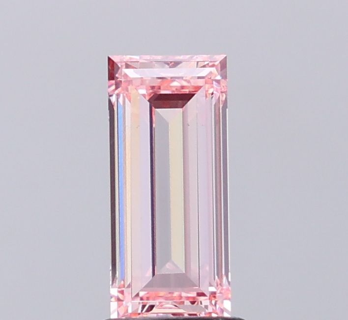 1.56 CT Fancy Intense Pink BAGUETTE