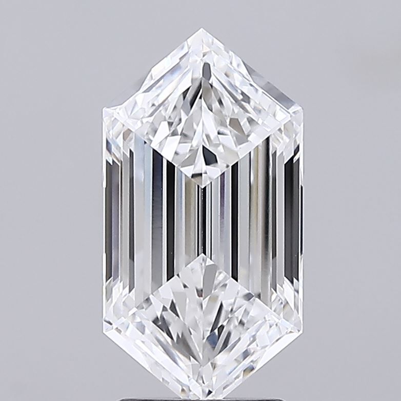 2.5 ct lab-grown Hexagonal Diamond