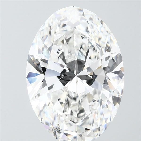 6.09 ct. oval Lab Grown Diamond front image
