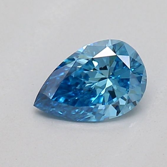 0.21 CT Fancy Vivid Blue PEAR