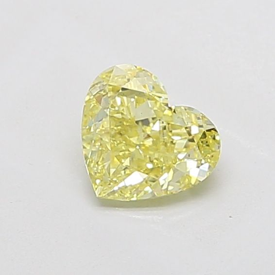 1.04 CT Fancy Intense Yellow HEART