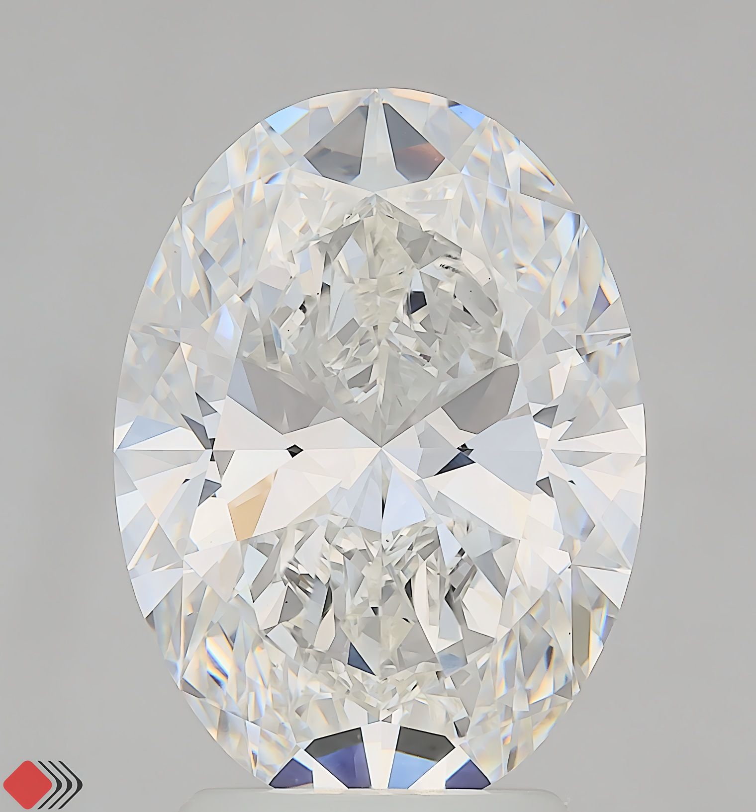 3.04 ct. oval Lab Grown Diamond front image