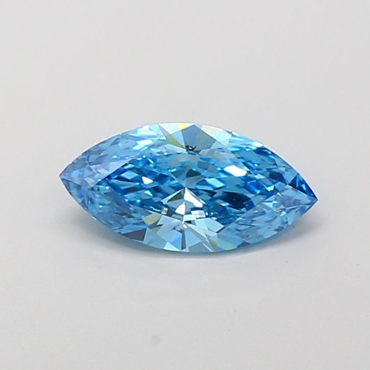 1.04 CT Fancy Vivid Blue MARQUISE
