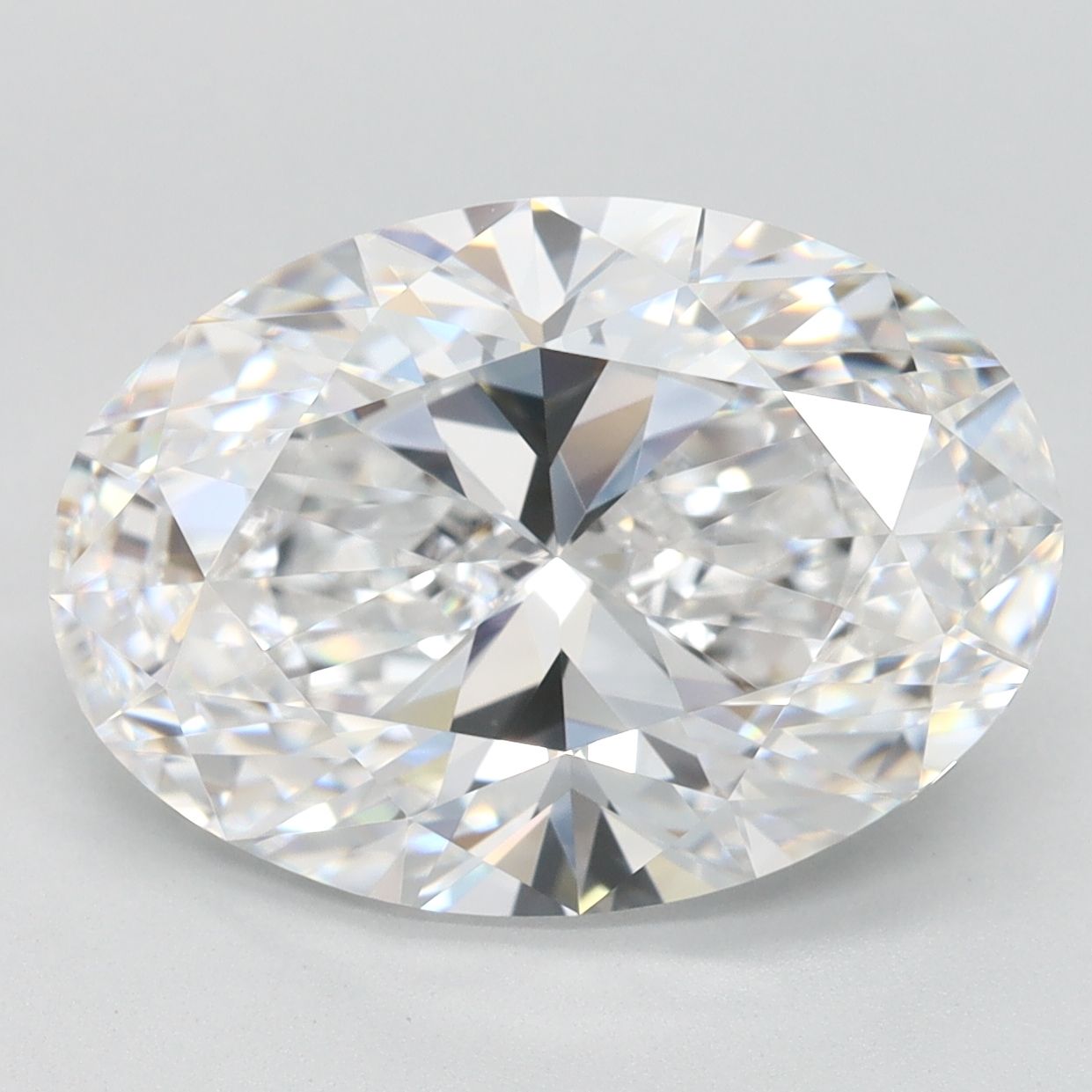 5.00 ct. oval Lab Grown Diamond front image