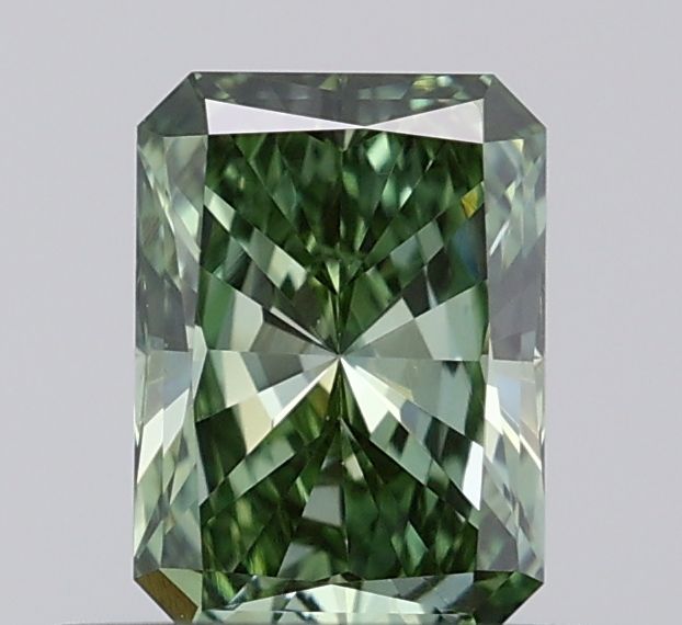 0.49 CT Fancy Vivid Green RADIANT