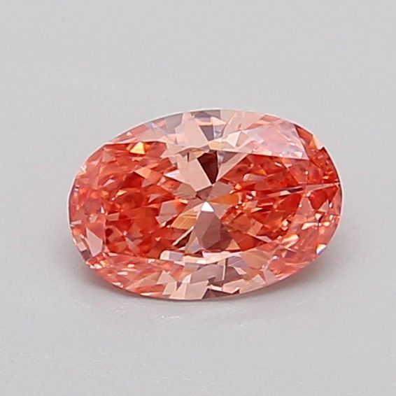 0.48 CT Fancy Vivid Brownish Pink OVAL