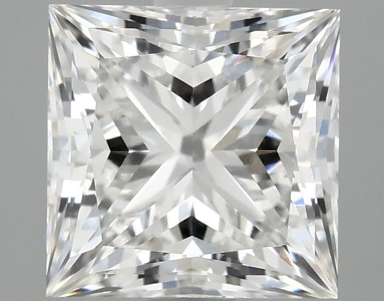 2.10 ct. princess Lab Grown Diamond front image