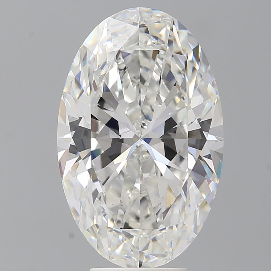 6.60 ct. oval Lab Grown Diamond front image